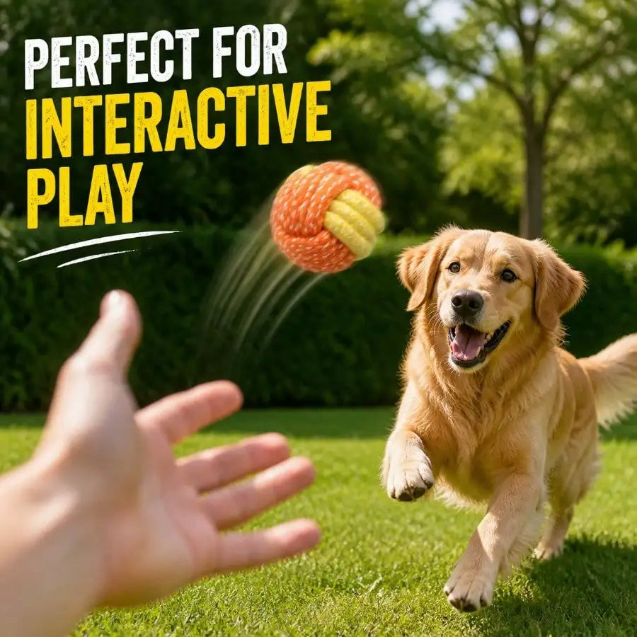Interactive Dog Chew Ball Set 3 Pack For Engaging Pets