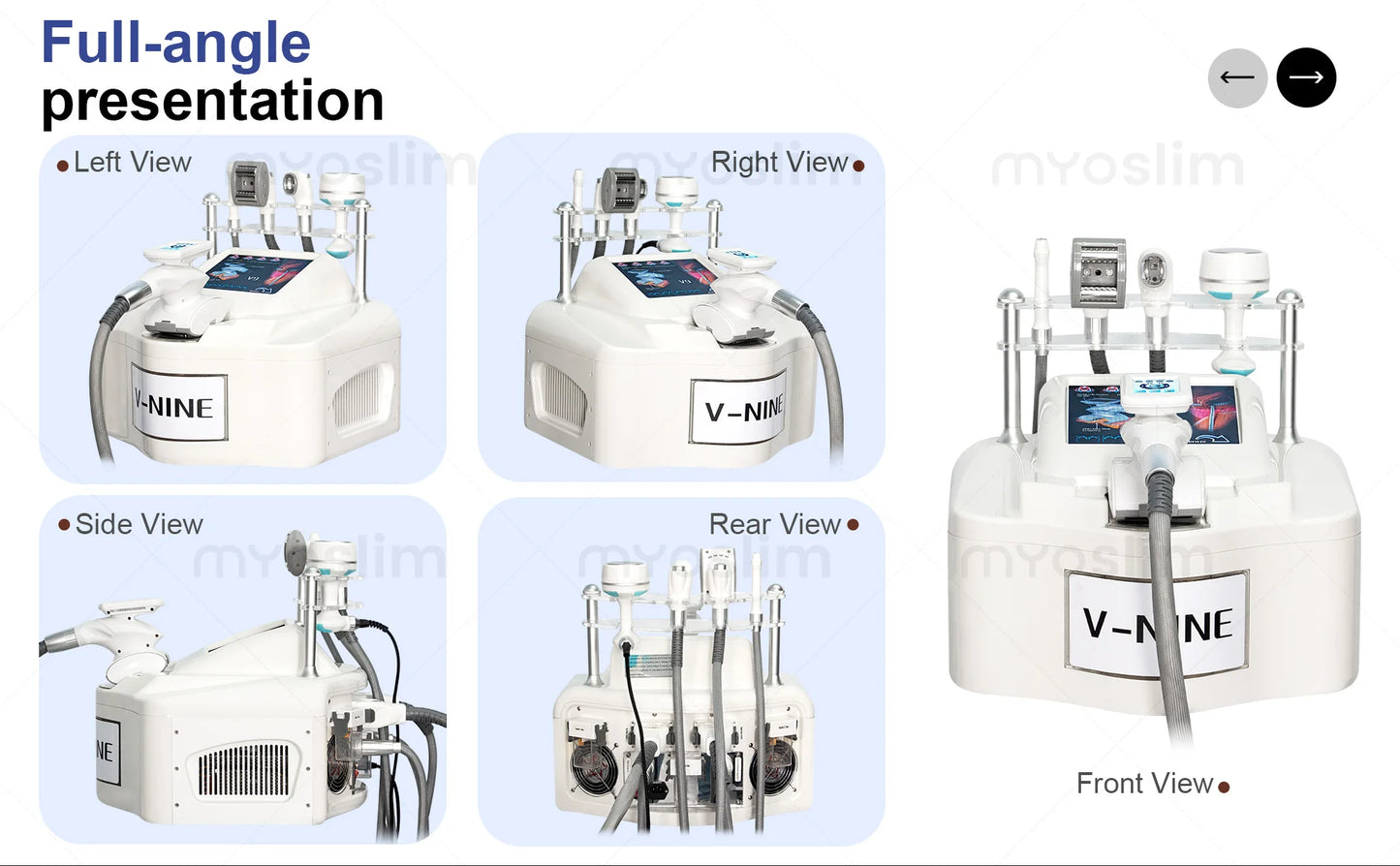 5 In 1 Automatic Roller Body Slimming Machine 40K Cavitation RF Vacuum