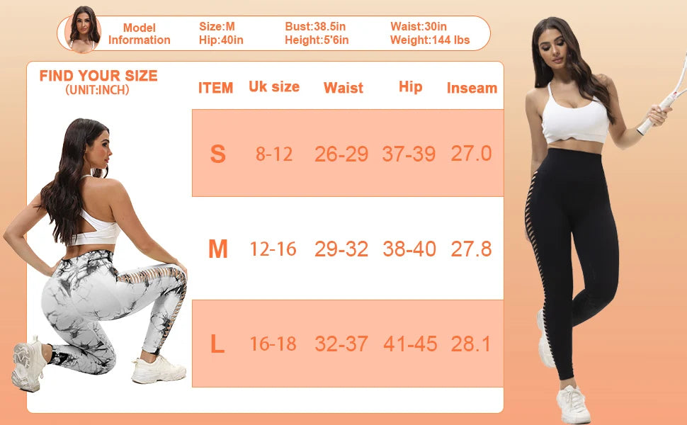 Women High Waisted Fitness Leggings 2 Pack For Gym Running