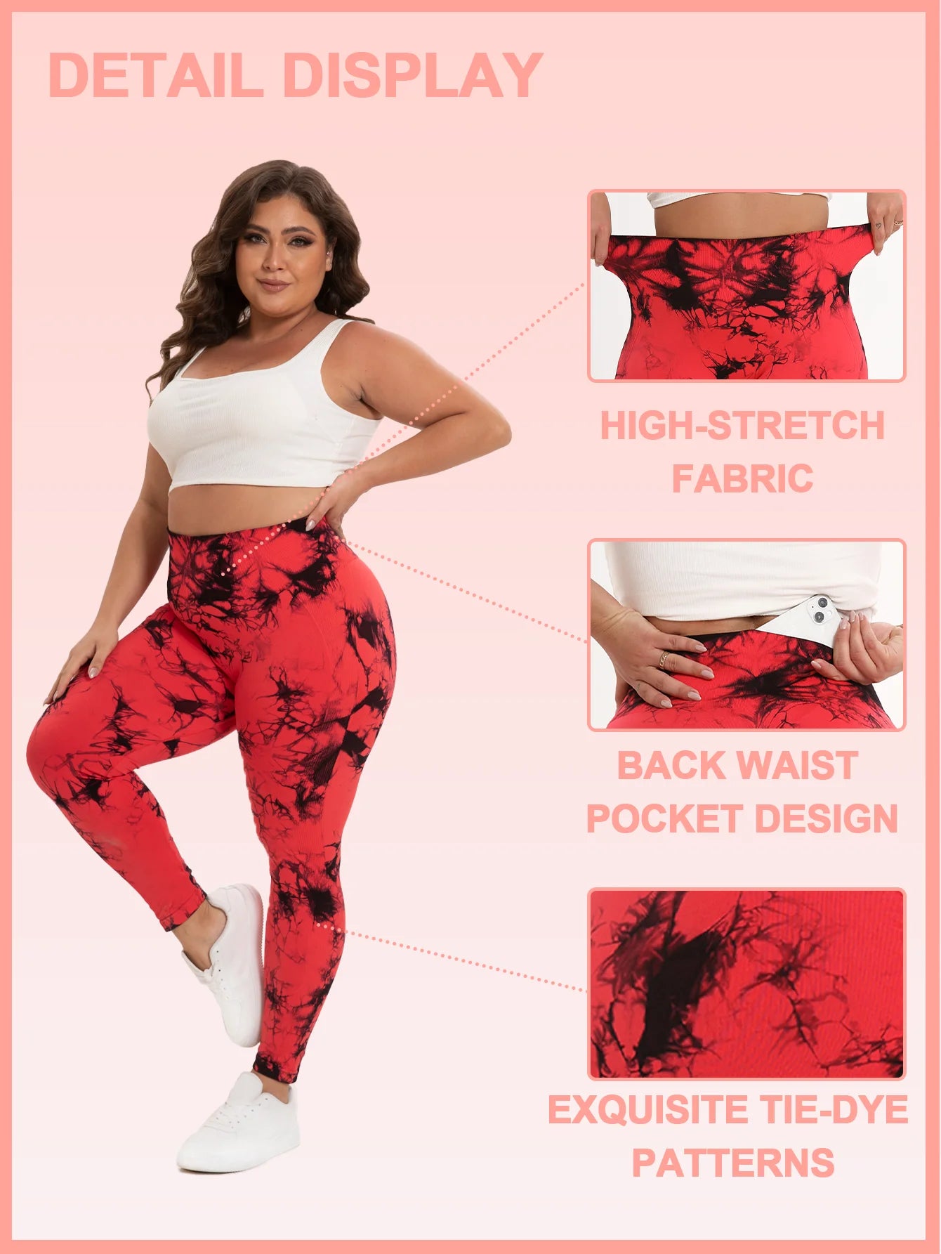 Women High Waisted Fitness Leggings 2 Pack For Gym Running