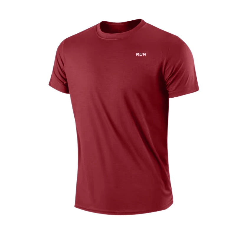 Men's Quick Dry Short Sleeve Performance Tee For Active Wear