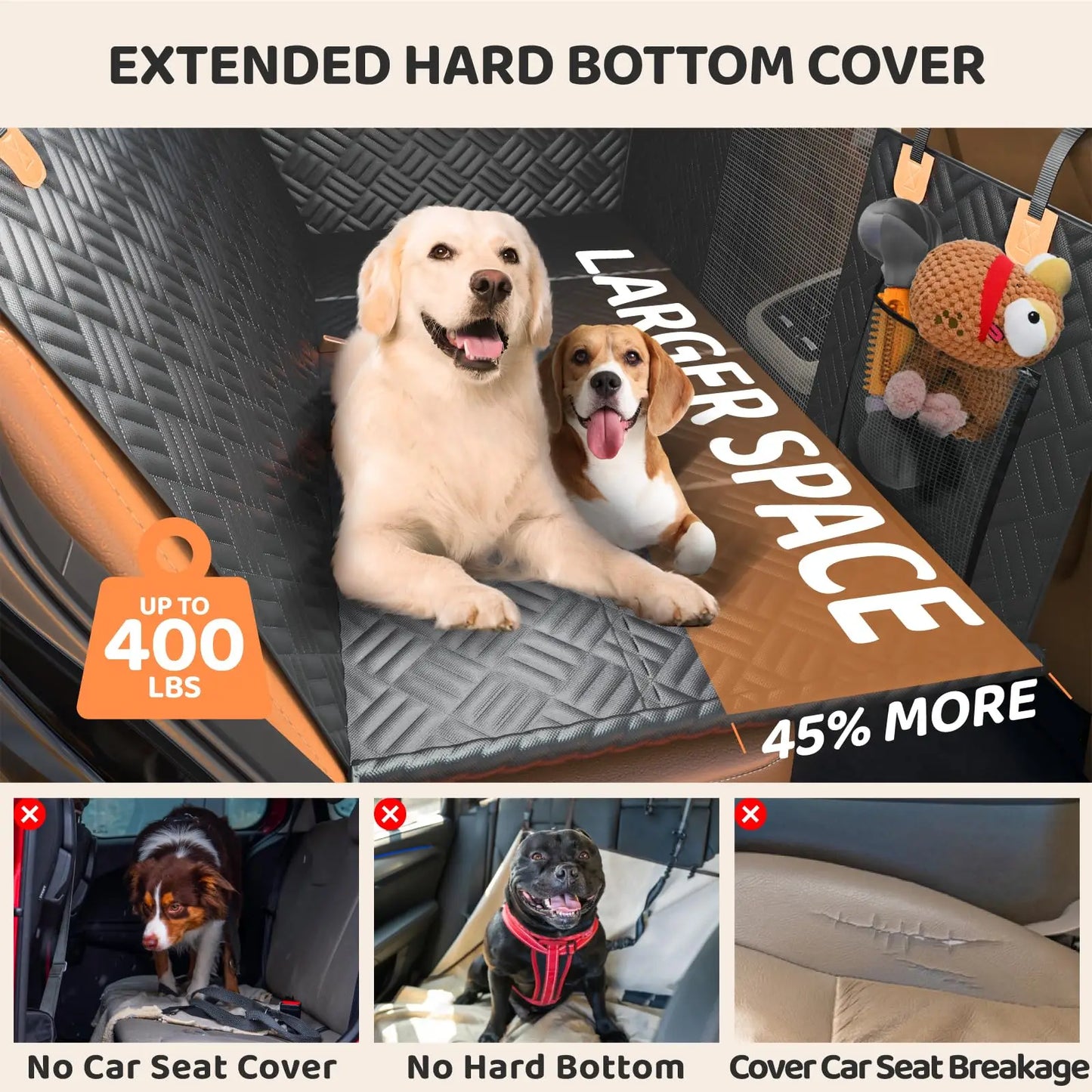 Car Rear Seat Dog Seat Cover Protector For Backseat
