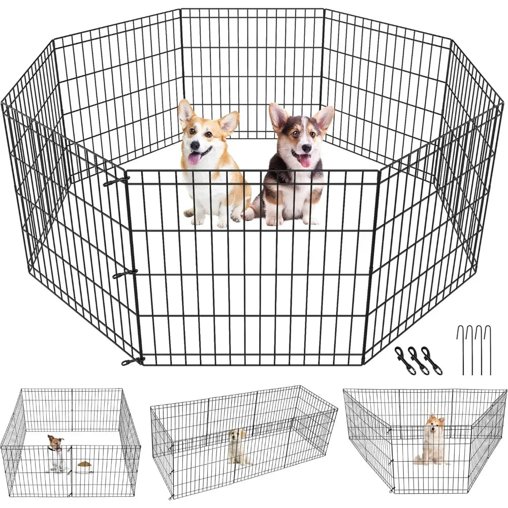 24/30/36/42/48 Inch Metal Portable Exercise Pen