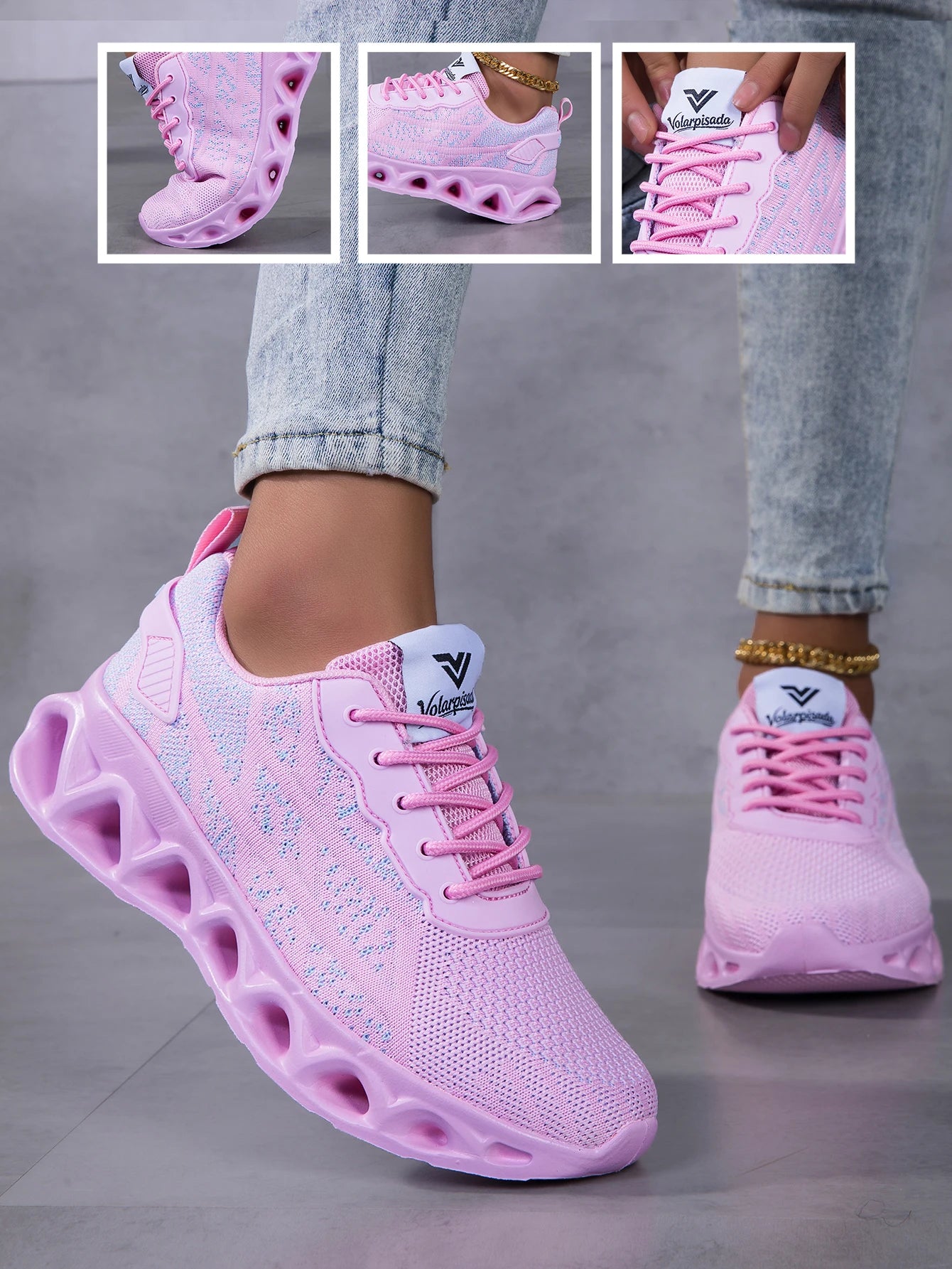 Women's Breathable Cushion Shock Absorbing Athletic Shoes