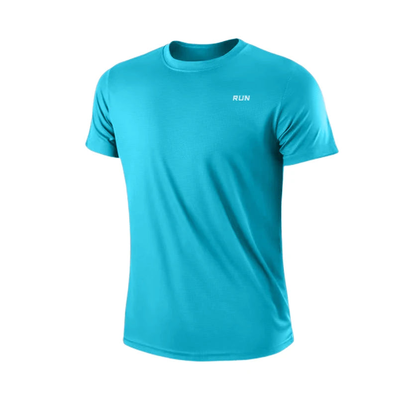 Men's Quick Dry Short Sleeve Performance Tee For Active Wear