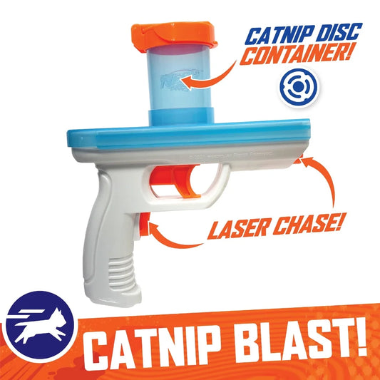 Catnip Treat Blaster Cat Toy for Interactive Fun Playtime