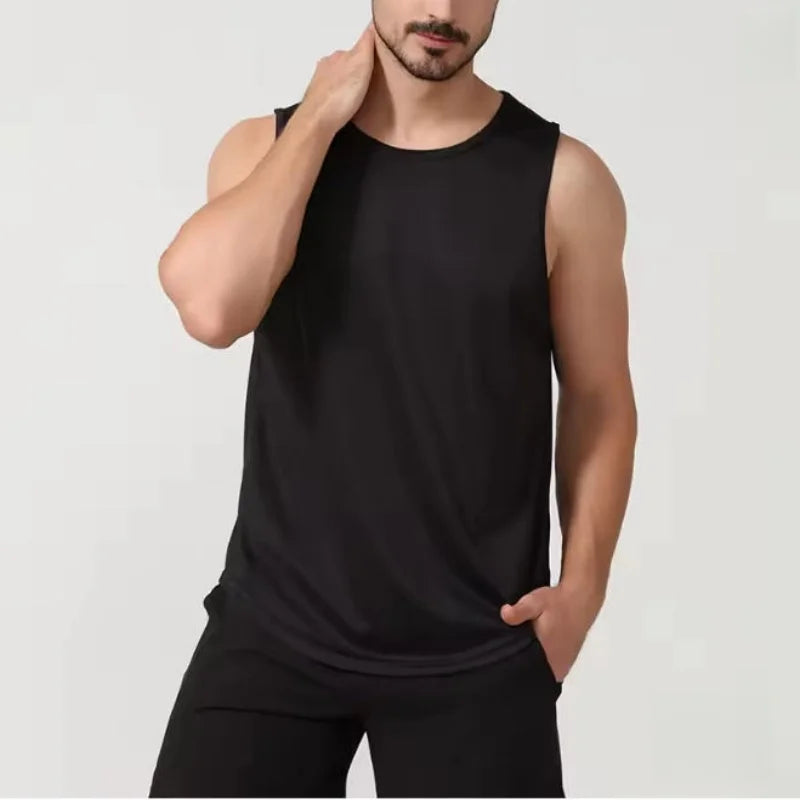 Men's Quick Dry Sleeveless Training Top For Performance