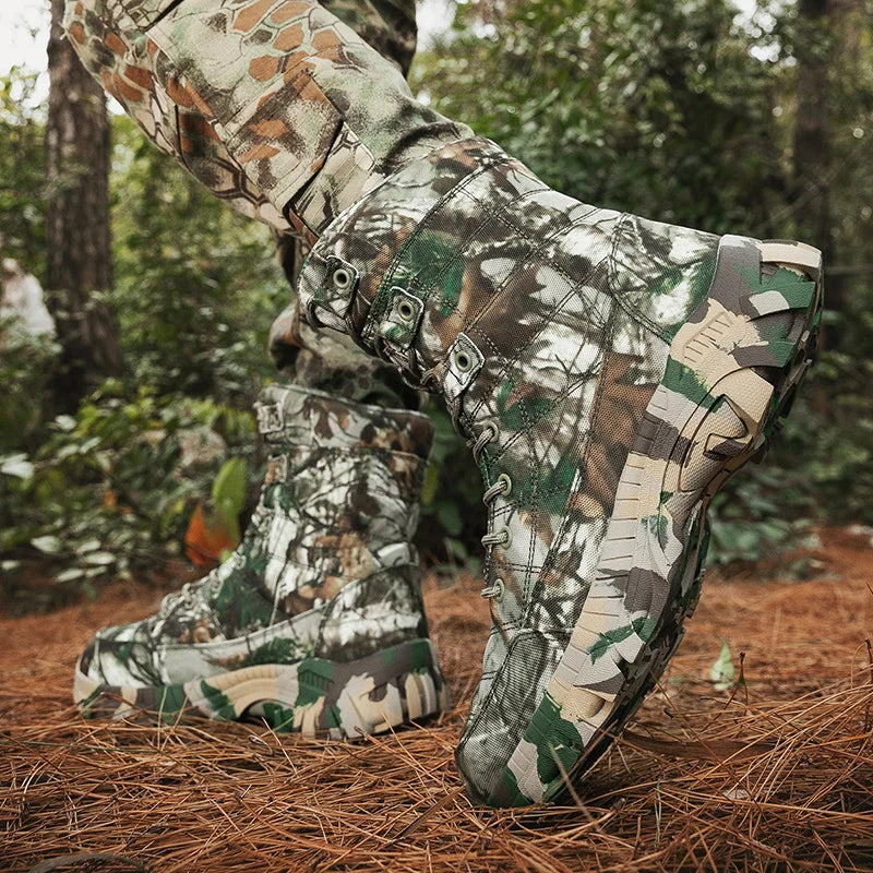Men's Lightweight Tactical Hiking Hunting Boots For Outdoor Adventures