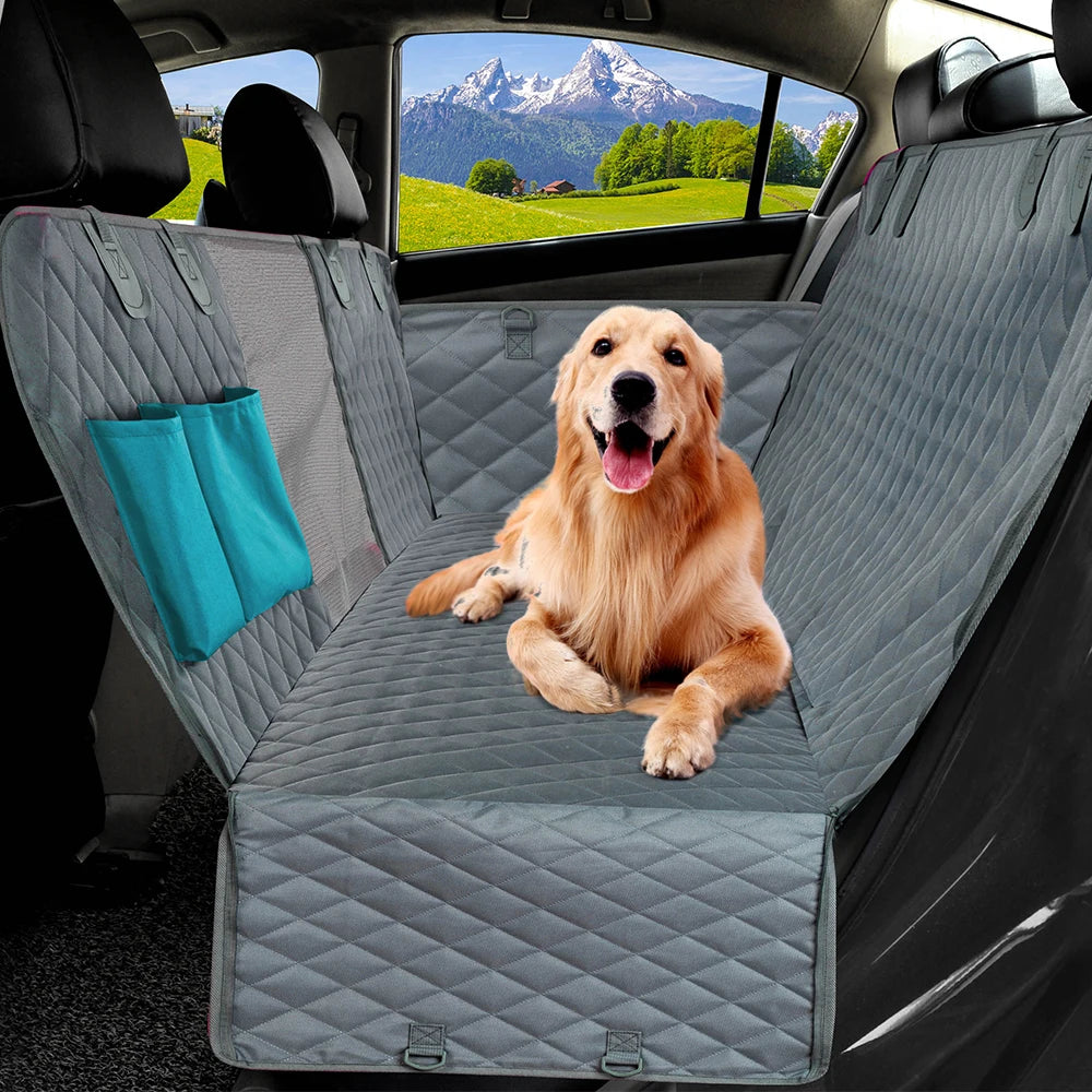 Waterproof Travel Hammock Rear Car Seat Protector For Dogs or Cats