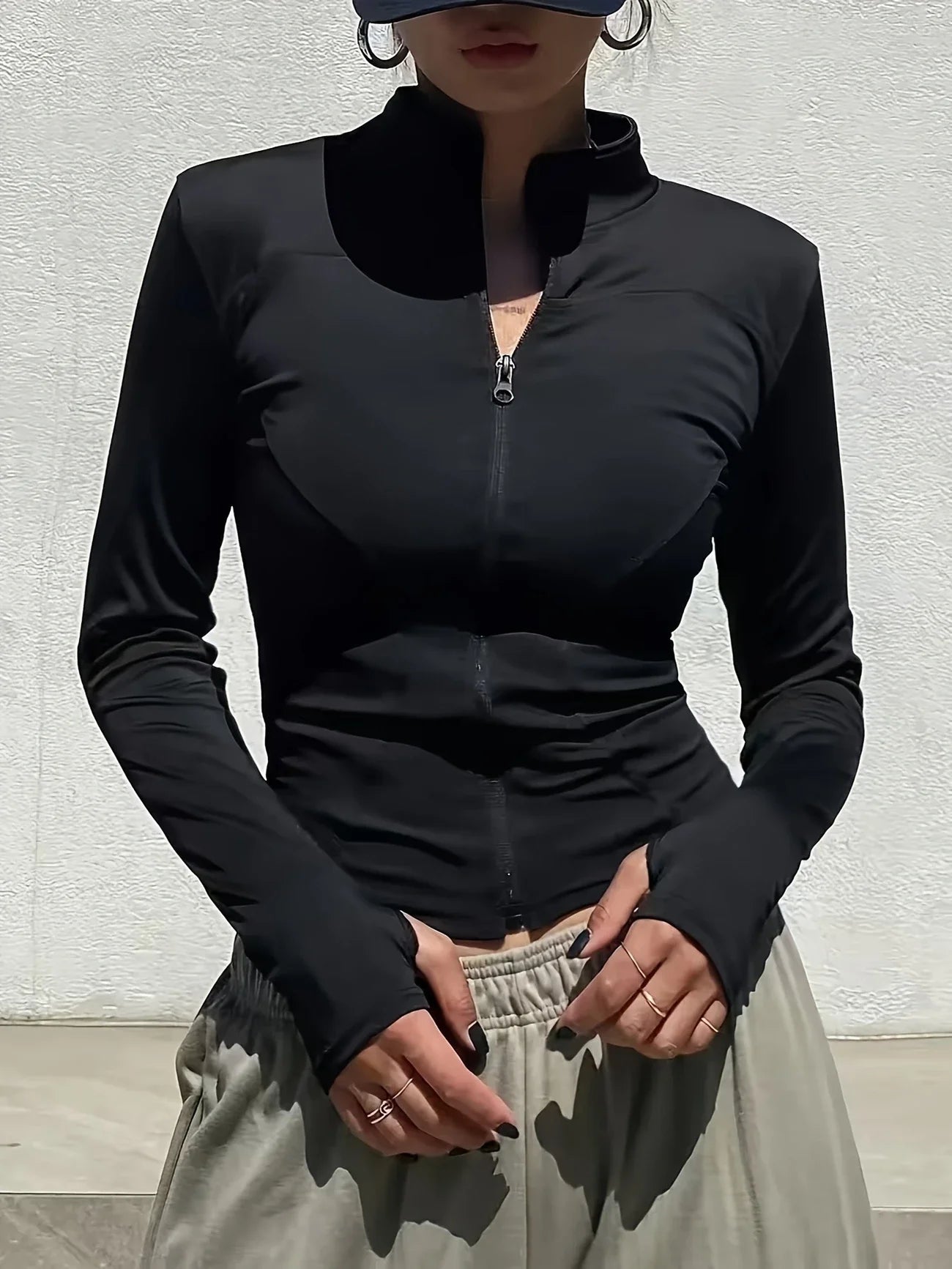 Pilates Quick Dry Athletic Jacket For Women Turn Down Collar