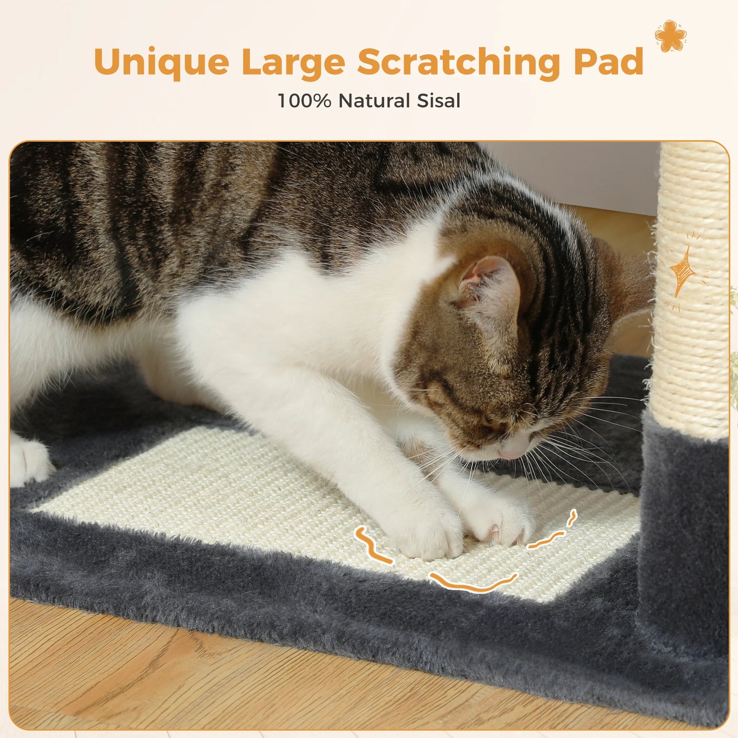 Large Cat Tree And Tower For Indoor Cats With Hammocks