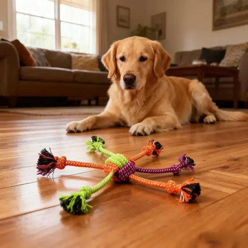 Durable Dog Rope Toy For Chewing And Tug War Elite