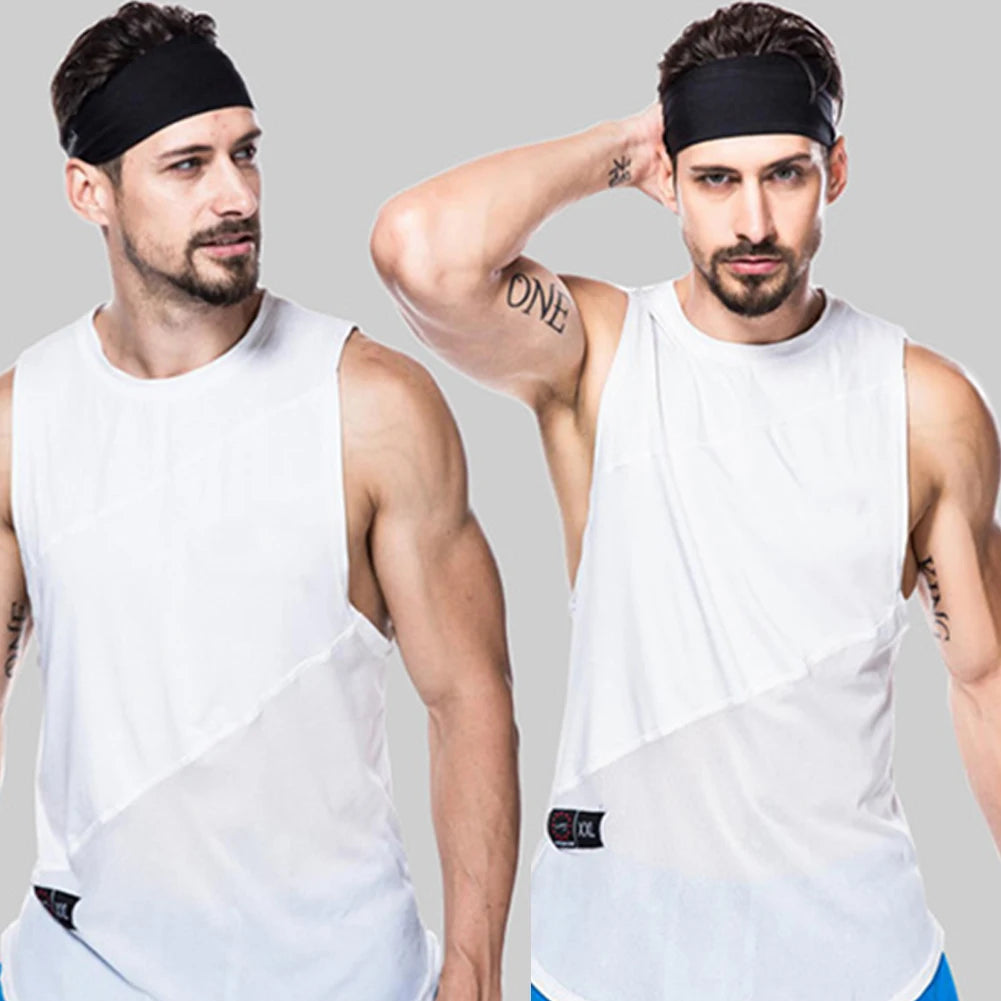 Elastic Sports Headbands For Men Women Quick Dry Sweat Absorption