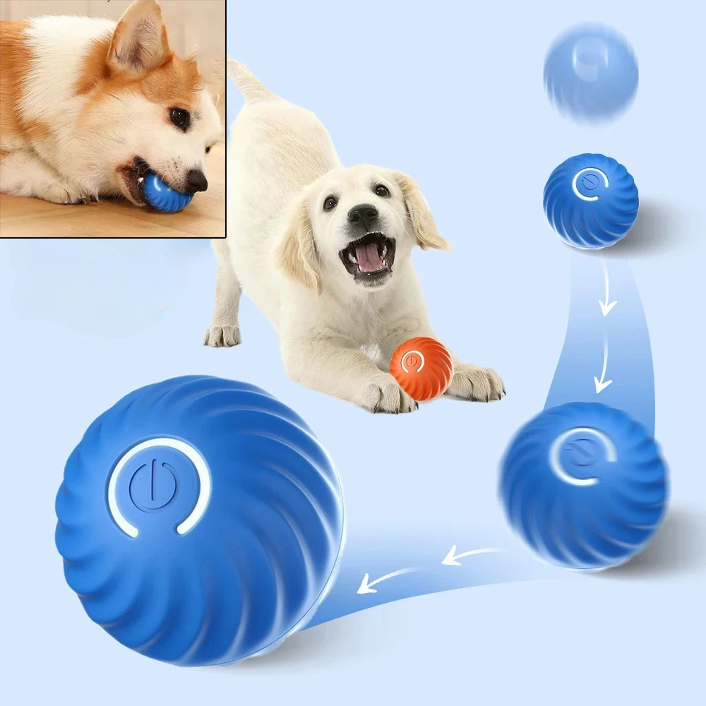 Automatic Moving Dog Ball Toy USB Rechargeable