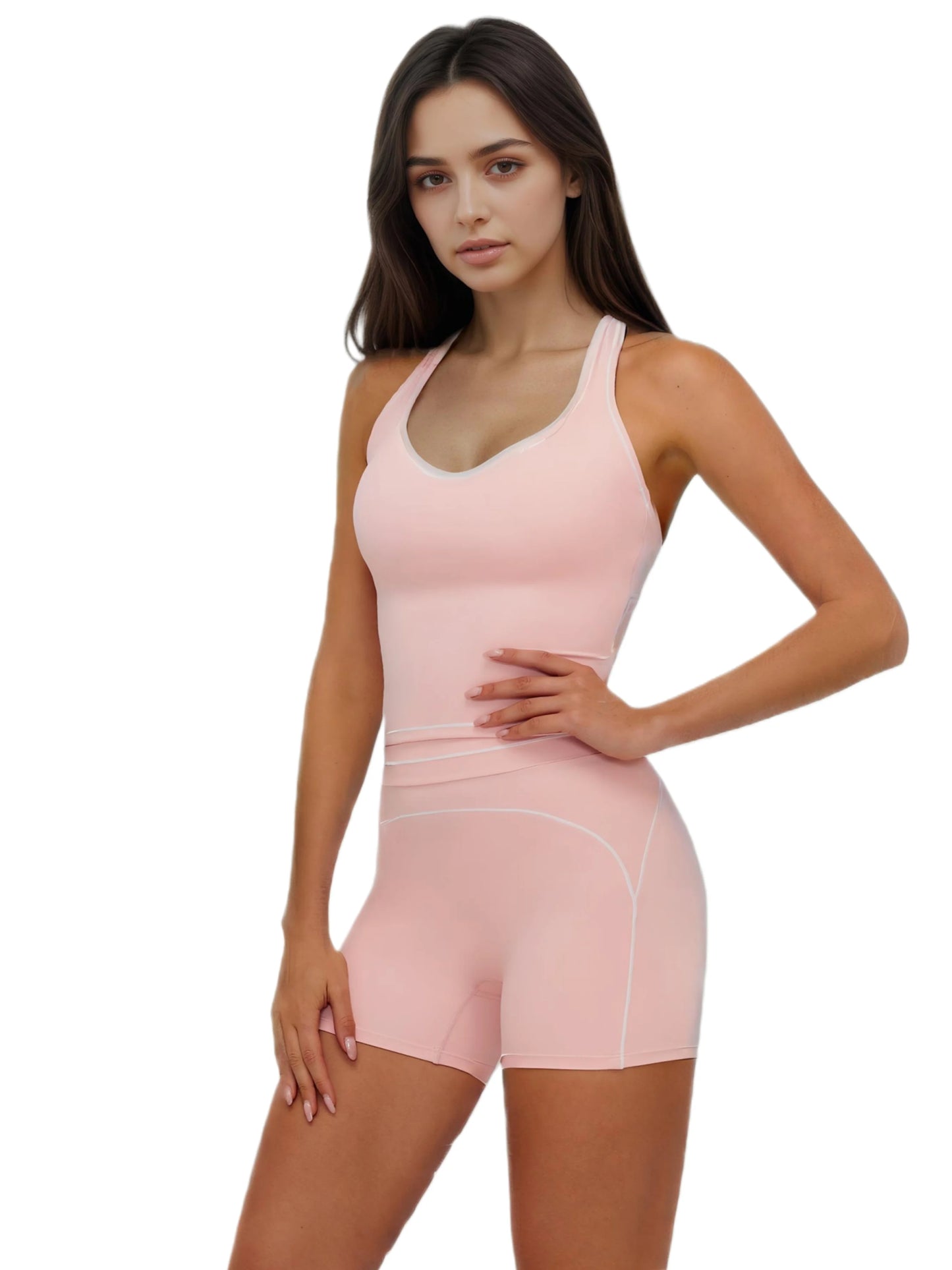 2 Piece Yoga Set With Comfortable Stretch Fabric For Beginners
