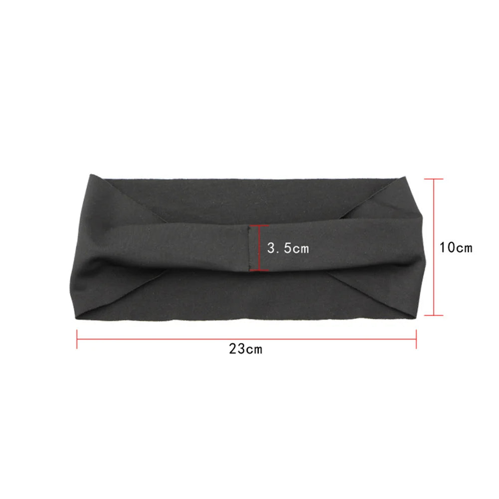 Elastic Sports Headbands For Men Women Quick Dry Sweat Absorption