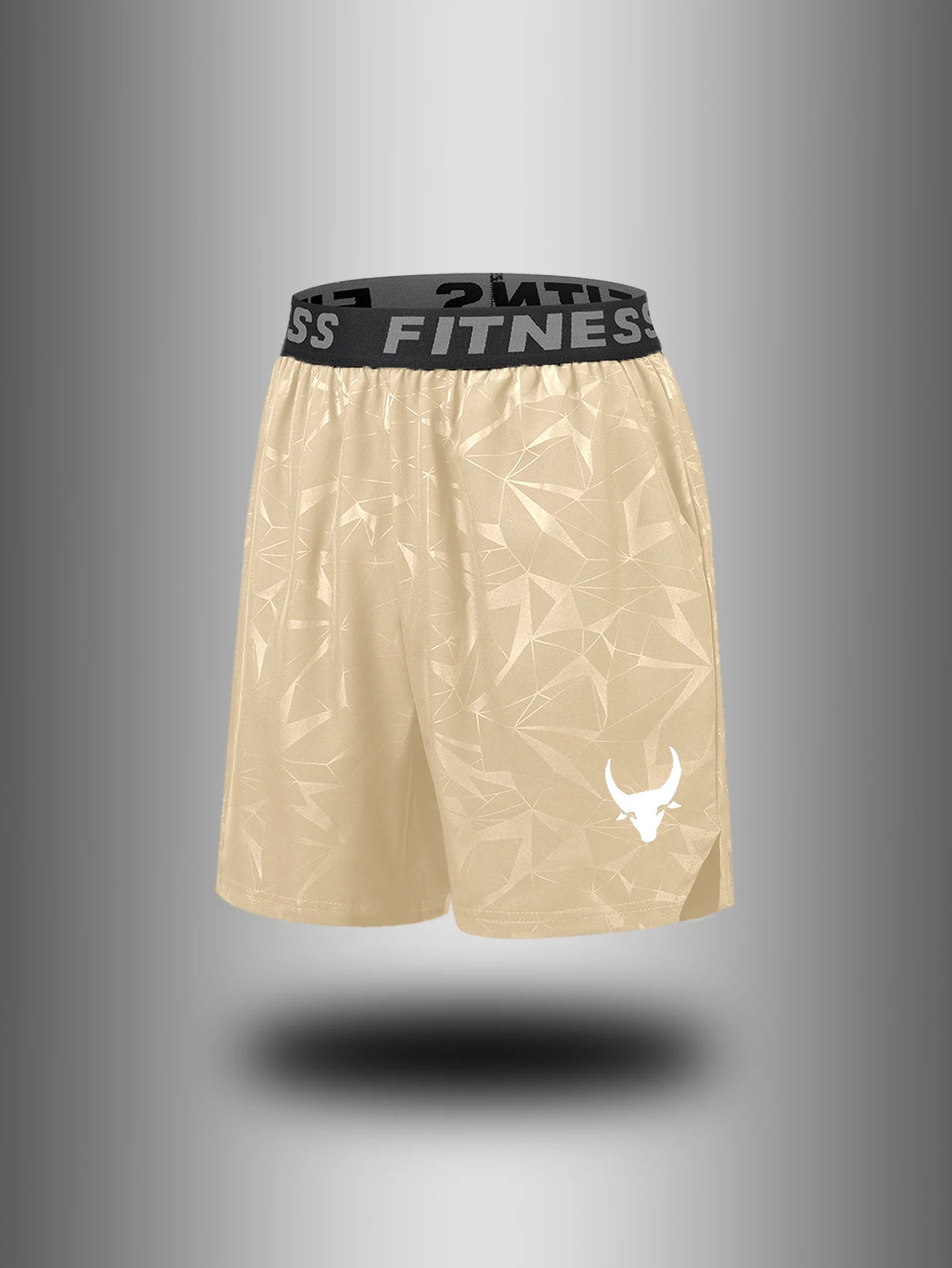Men's Quick Dry Athletic Shorts With Elastic Waistband For Running