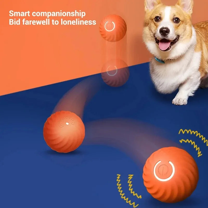 Automatic Moving Dog Ball Toy USB Rechargeable