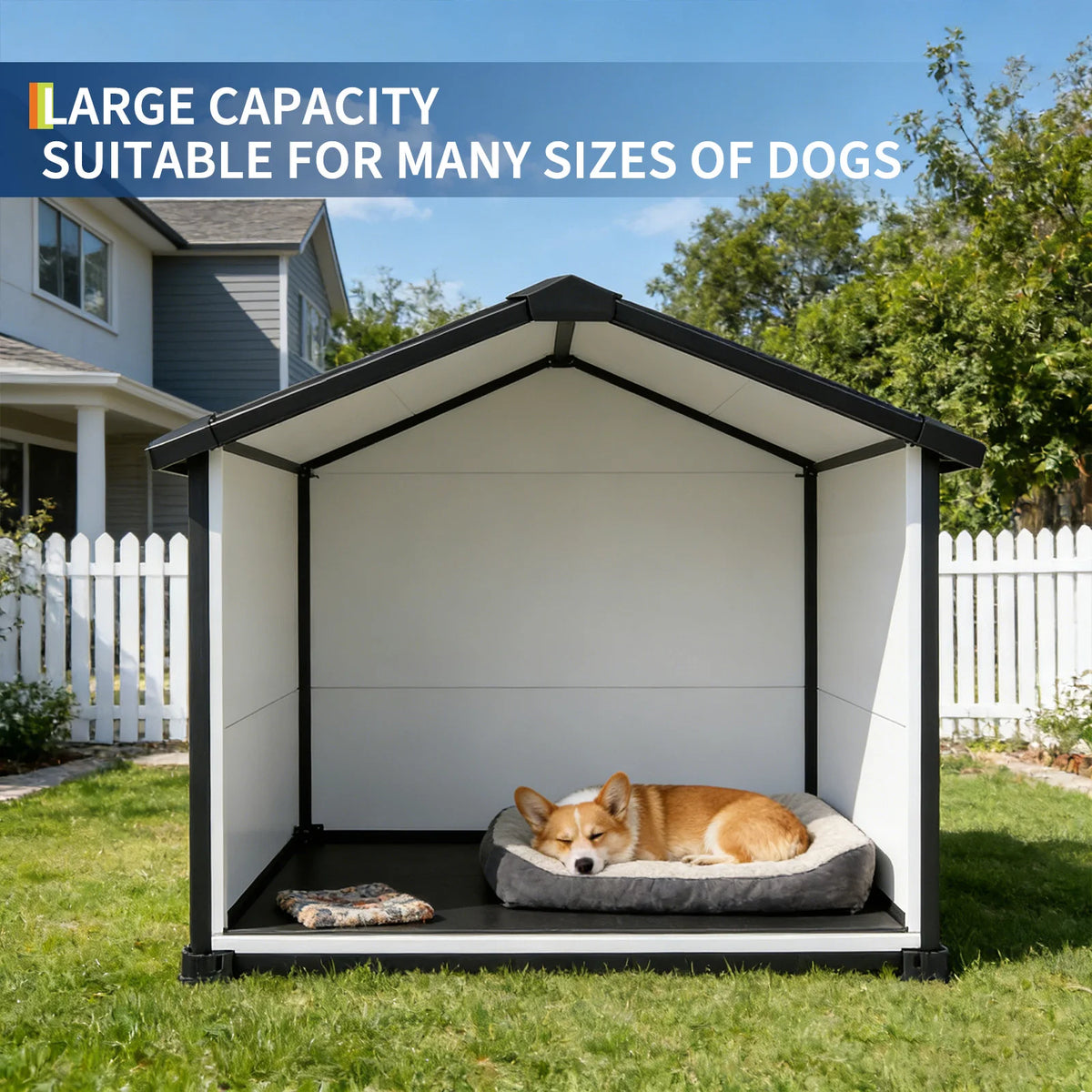 Comfortable Dog House for Small Medium Large Dogs and Cats