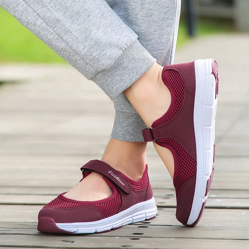 Breathable Mesh Casual Walking Shoes For Women Everyday Comfort