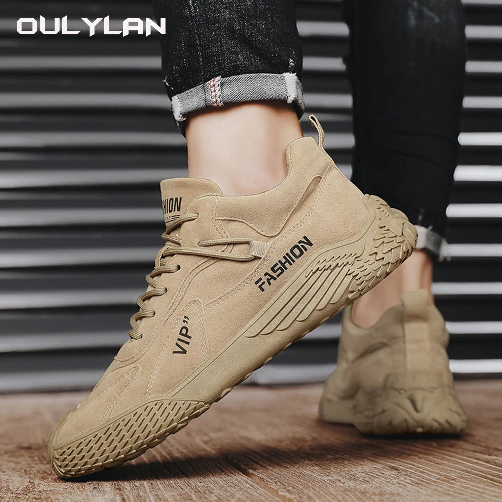 Men's Trendy Active Wear Anti Slip, Slip On Sneakers