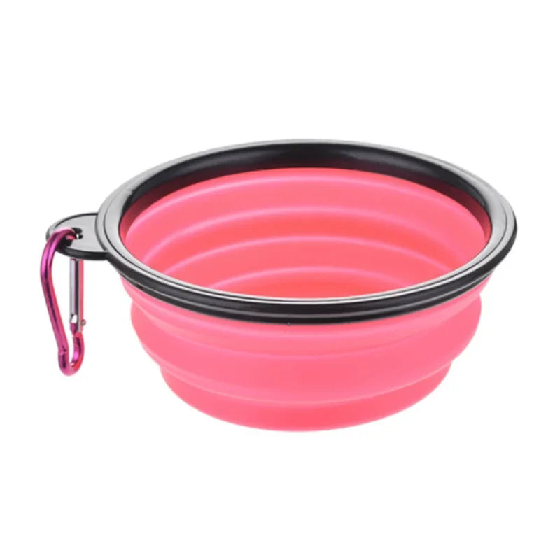 Collapsible Silicone Food And Water Bowl For Cats And Dogs