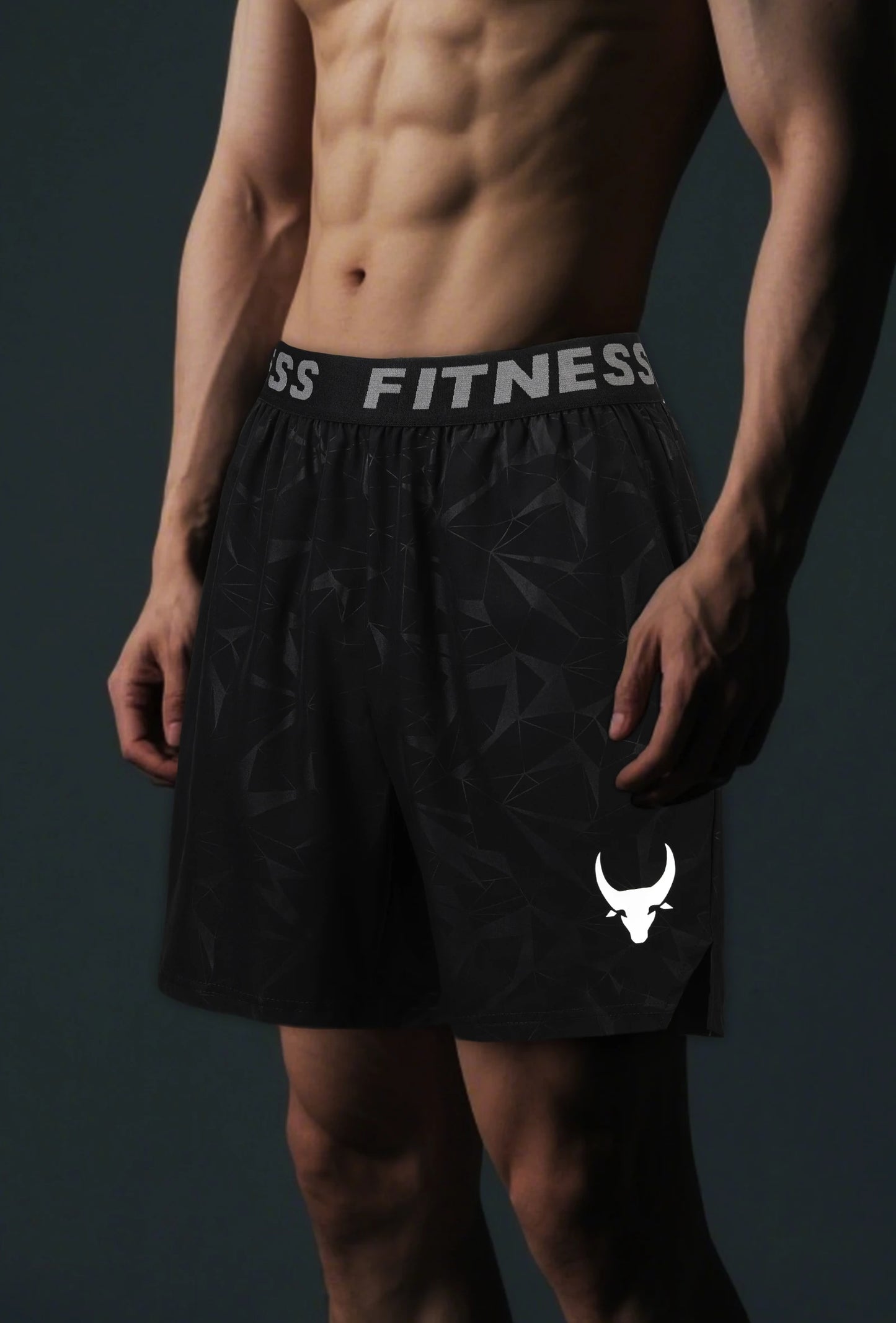 Men's Quick Dry Athletic Shorts With Elastic Waistband For Running