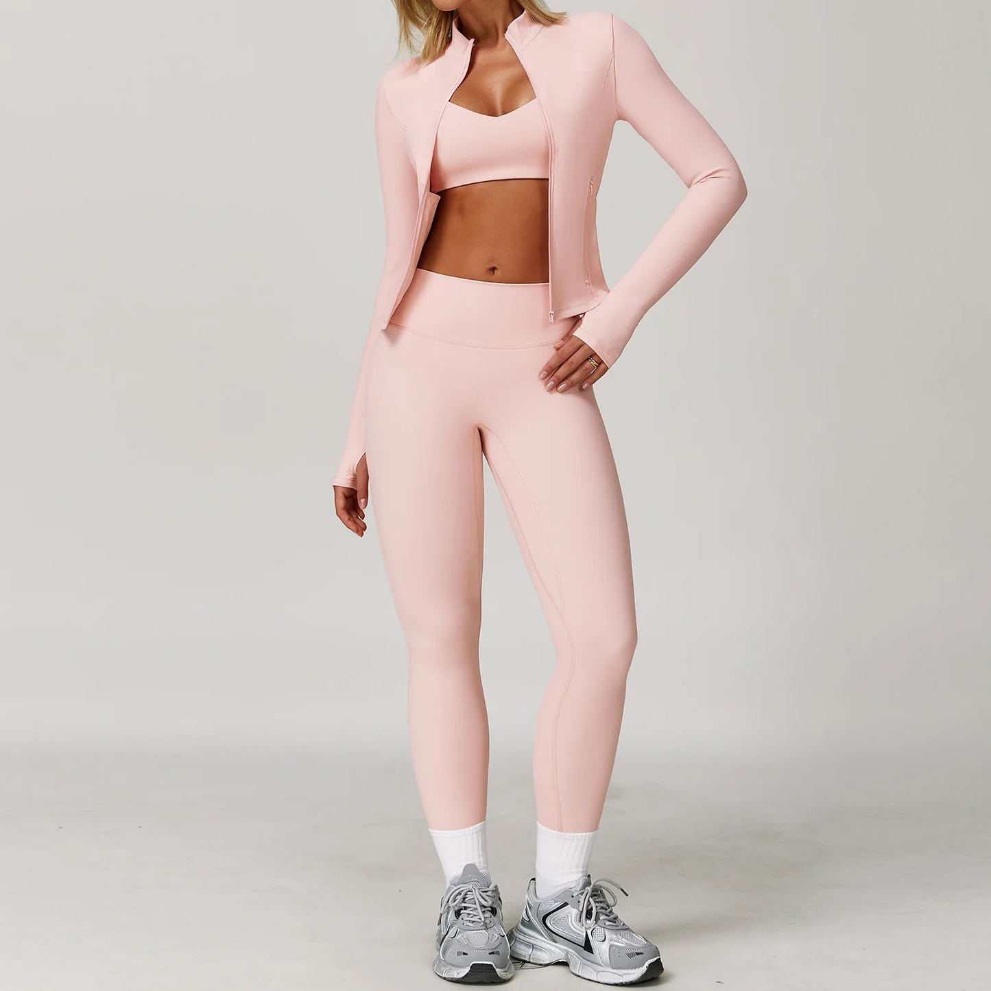 Women's 3pc Gym Set for Workout and Training Essentials