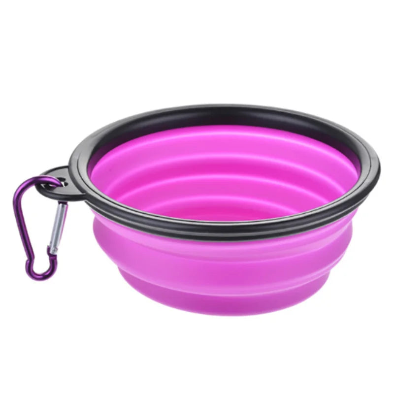 Collapsible Silicone Food And Water Bowl For Cats And Dogs
