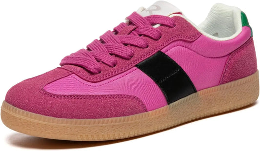 Women's Comfortable Fashionable Lace-Up Non Slip Sneakers
