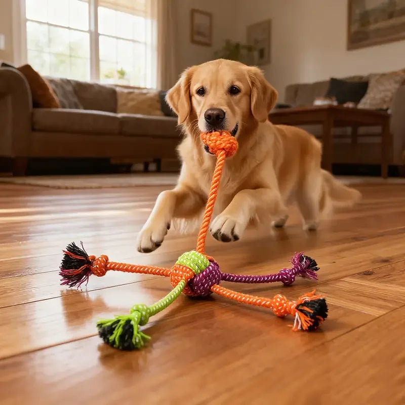 Durable Dog Rope Toy For Chewing And Tug War Elite