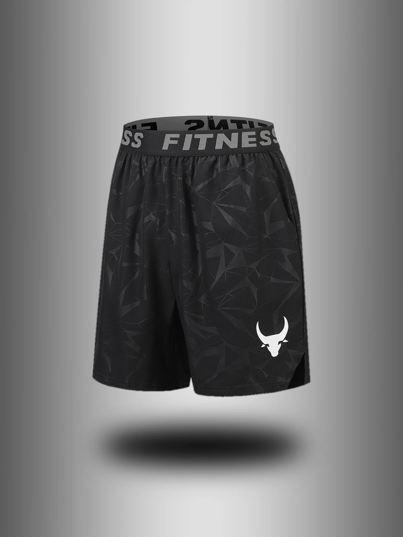 Men's Quick Dry Athletic Shorts With Elastic Waistband For Running