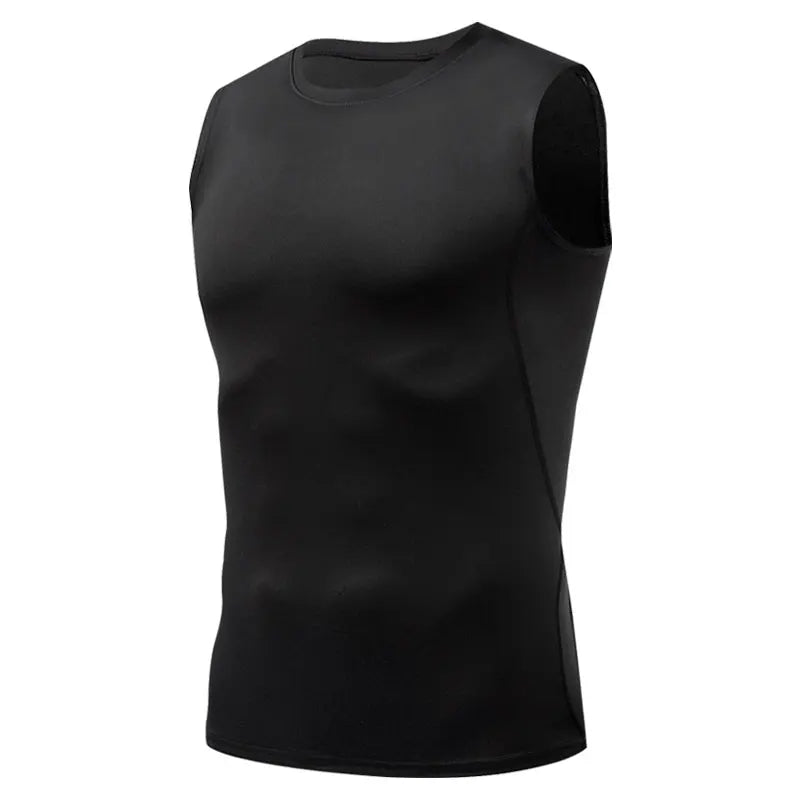 Men's Compression Elastic Sports Tank Top Performance Breathable
