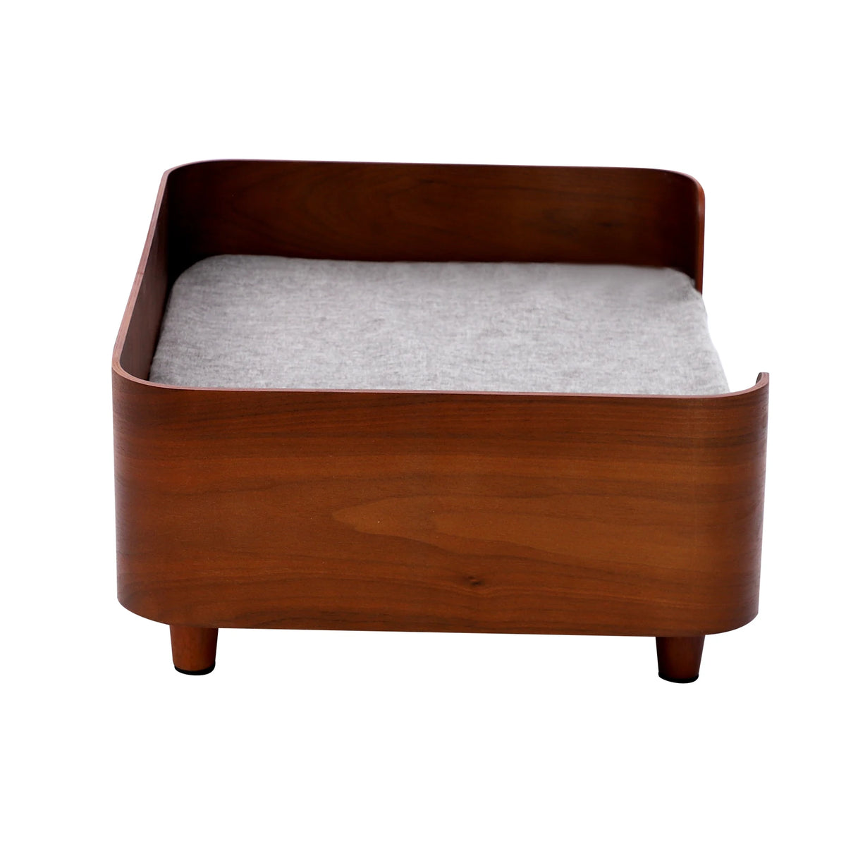 Small Dogs or Cats Elevated Pet Sofa Bed  with Wood Legs and 1.97in Cushion