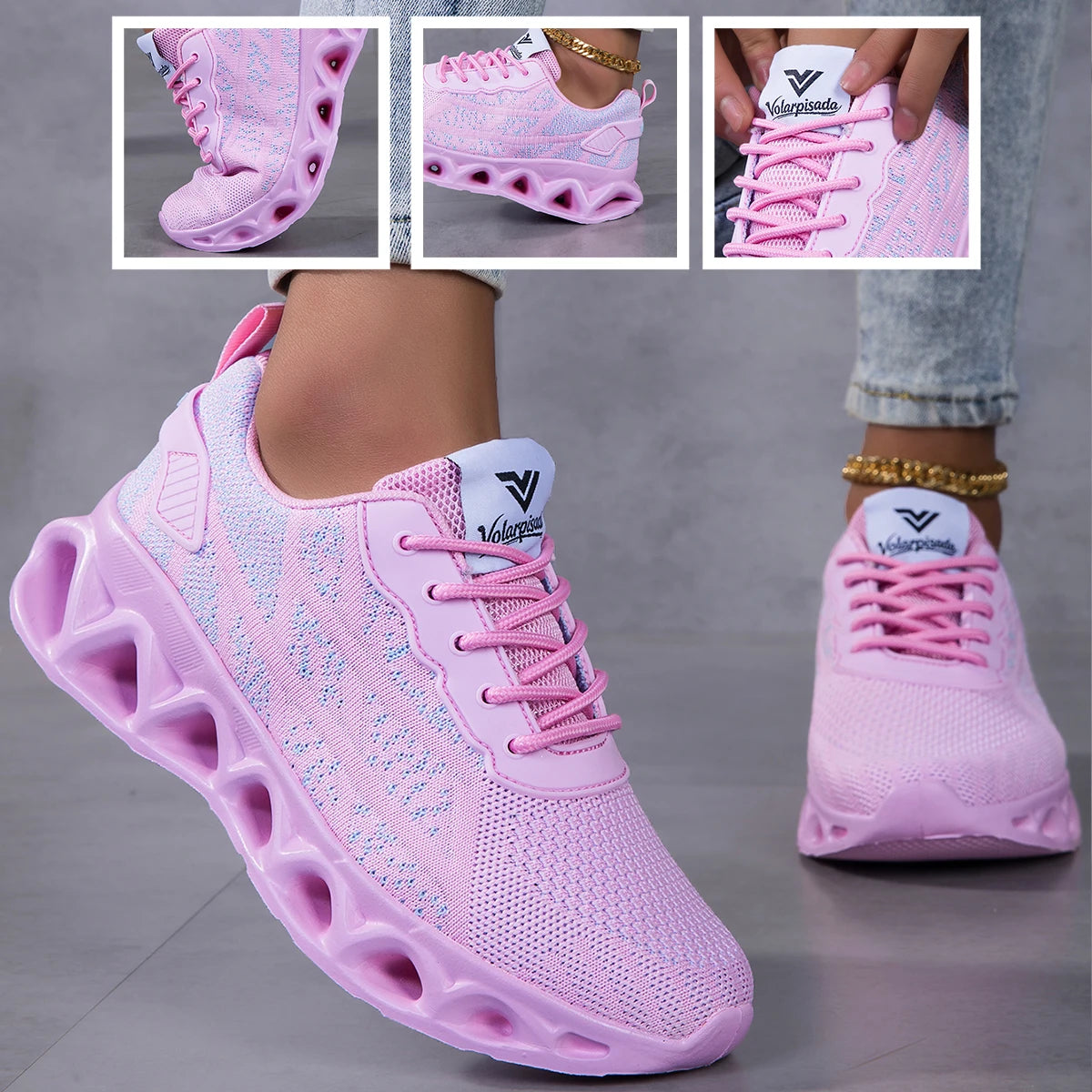 Women's Breathable Cushion Shock Absorbing Athletic Shoes