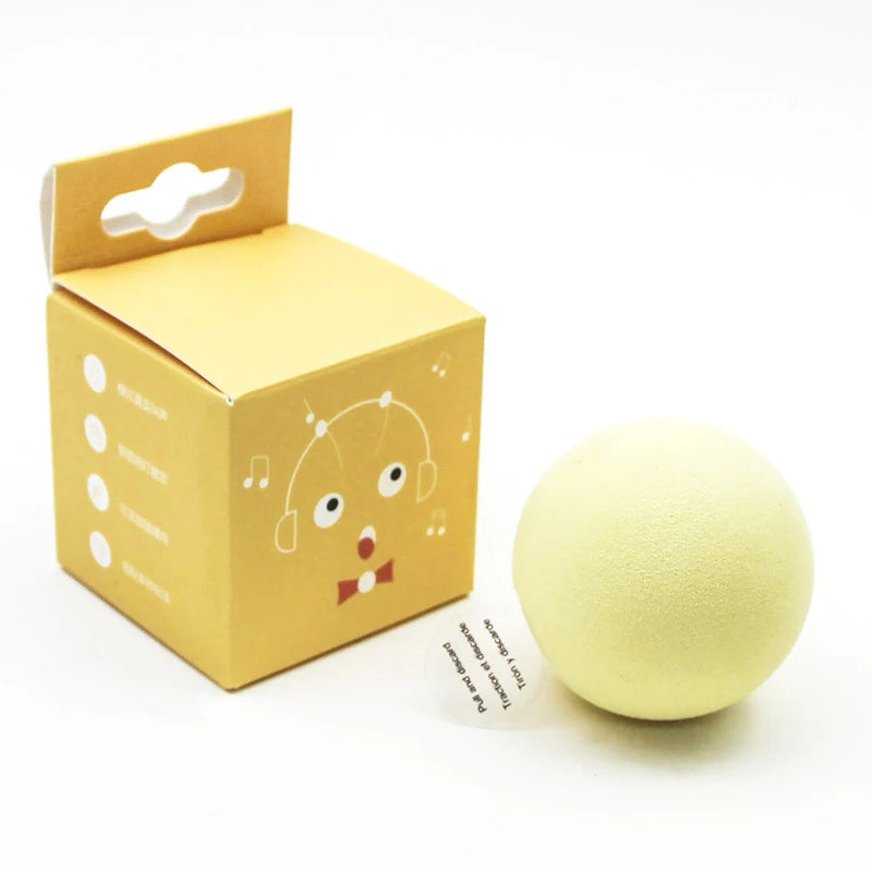Interactive Plush Cat Ball Squeak Toy With Catnip Training