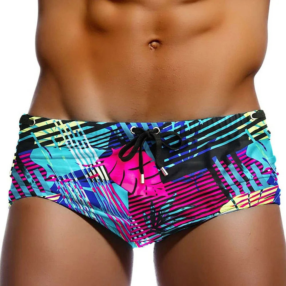 Men's Brazilian Cut Quick Dry Swim Trunks For Men Outdoor