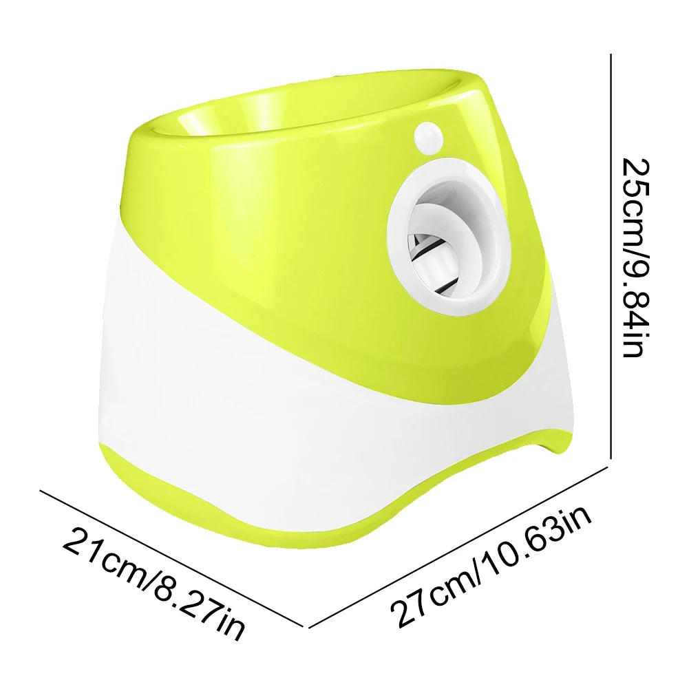 Automatic Dog Ball Launcher With 3 Tennis Balls Indoor Outdoor