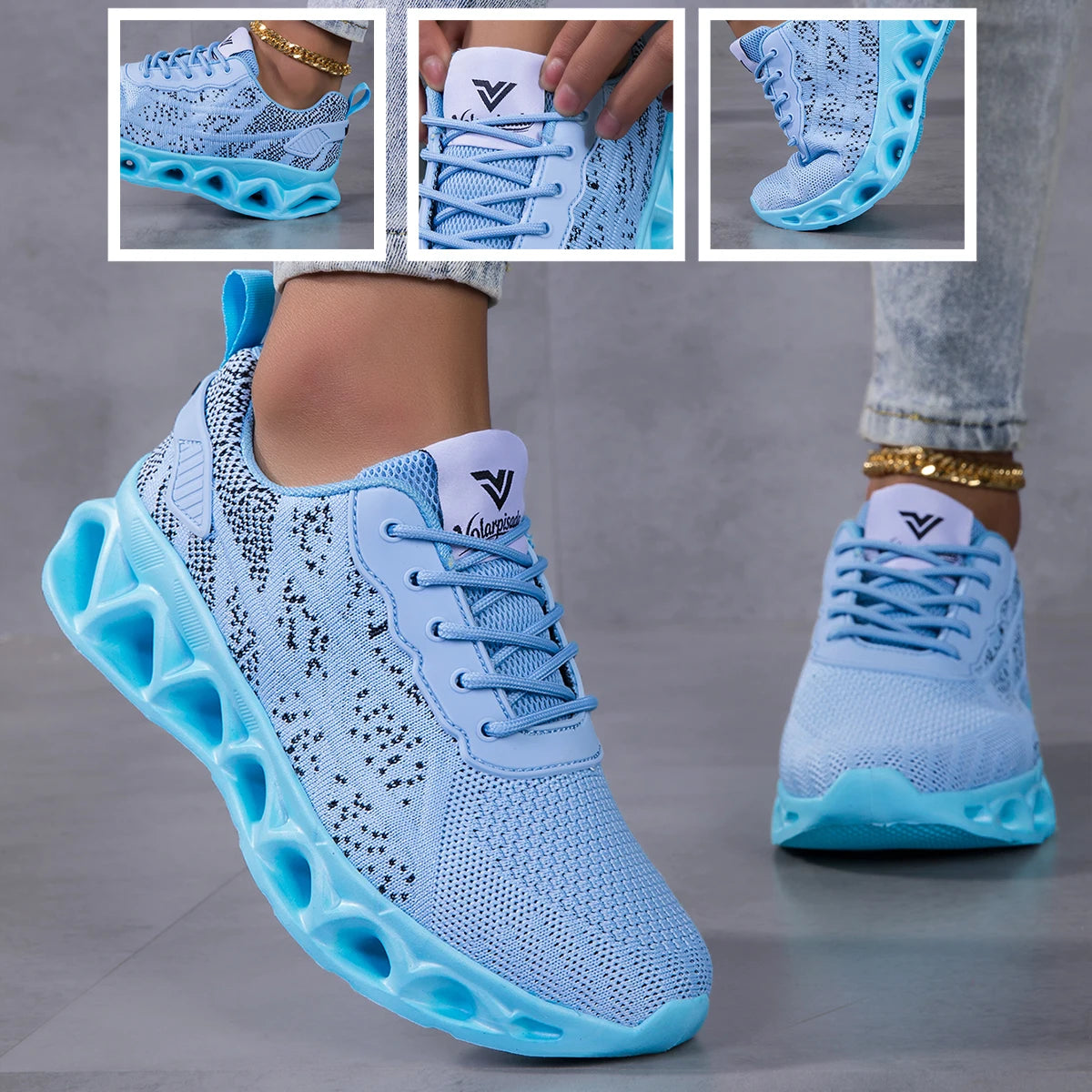 Women's Breathable Cushion Shock Absorbing Athletic Shoes