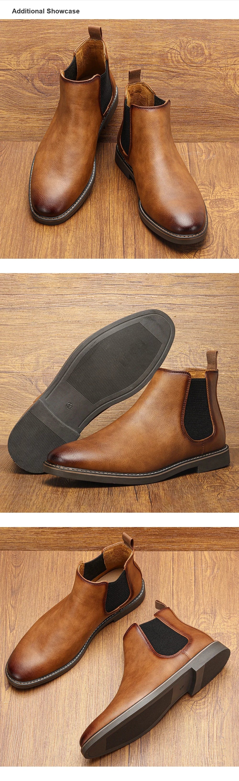 Journey Men's Casual Chelsea Boots Comfortable Everyday Footwear