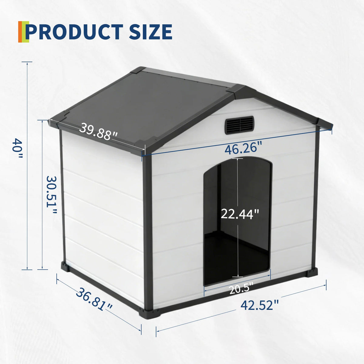 Comfortable Dog House for Small Medium Large Dogs and Cats
