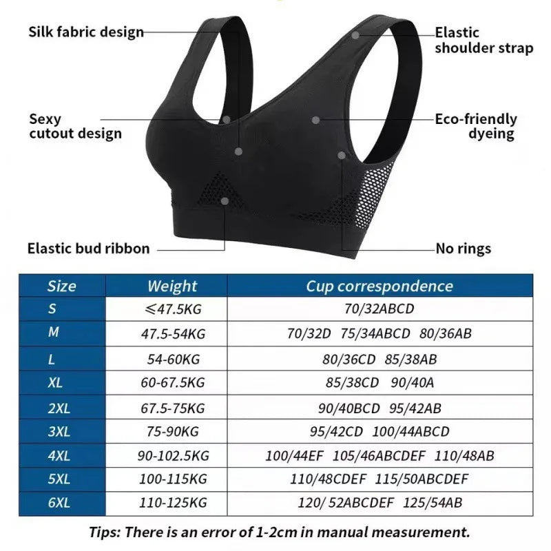Yoga Sports Bra With Removable Pads Breathable Polyester