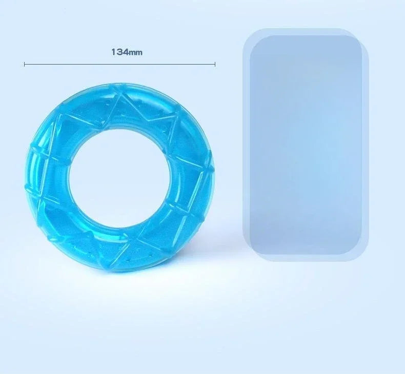 Freezable Ice Pop Dog Cooling Chew Toy Hydrating Teether Dental Care