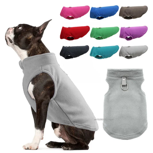 Warm Dog Coat With D Ring Leash Attachment For Winter