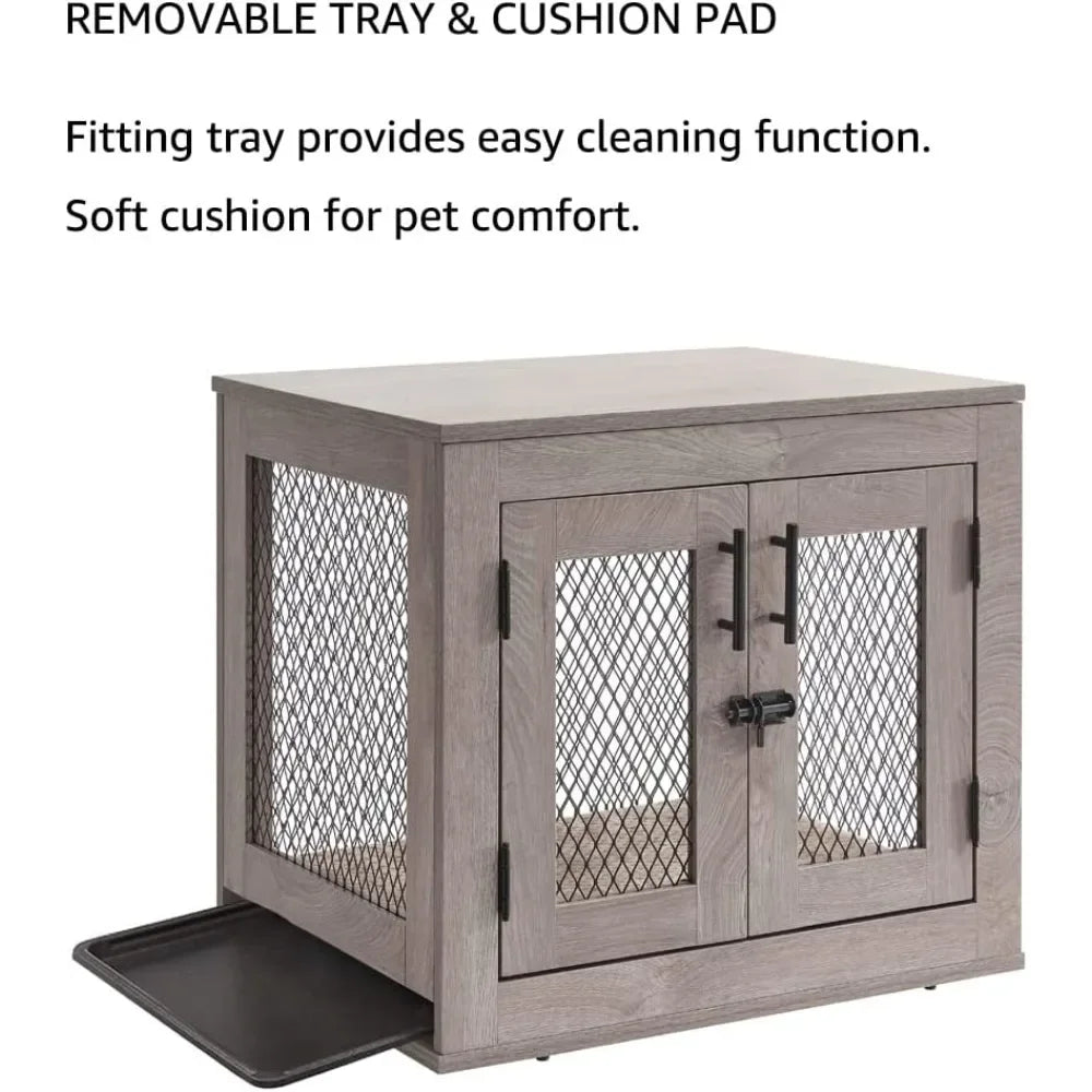 Bed/Crate, Suitable for Small Dogs, Puppies, Cats, Pigs, Rabbits, etc., Maximum 25 lbs