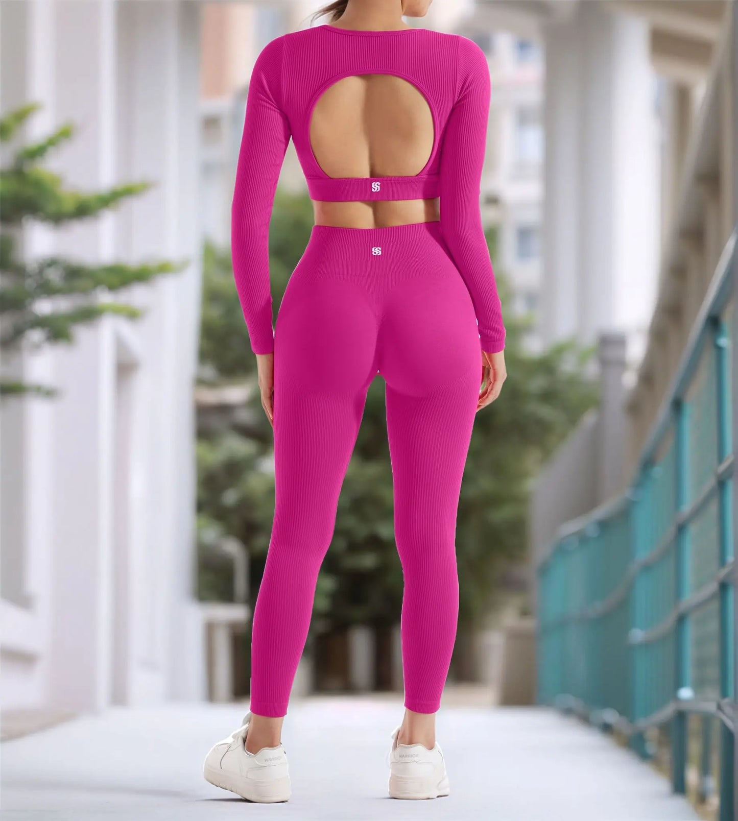 Women Yoga Set Two Piece Quick Drying Fitness Wear