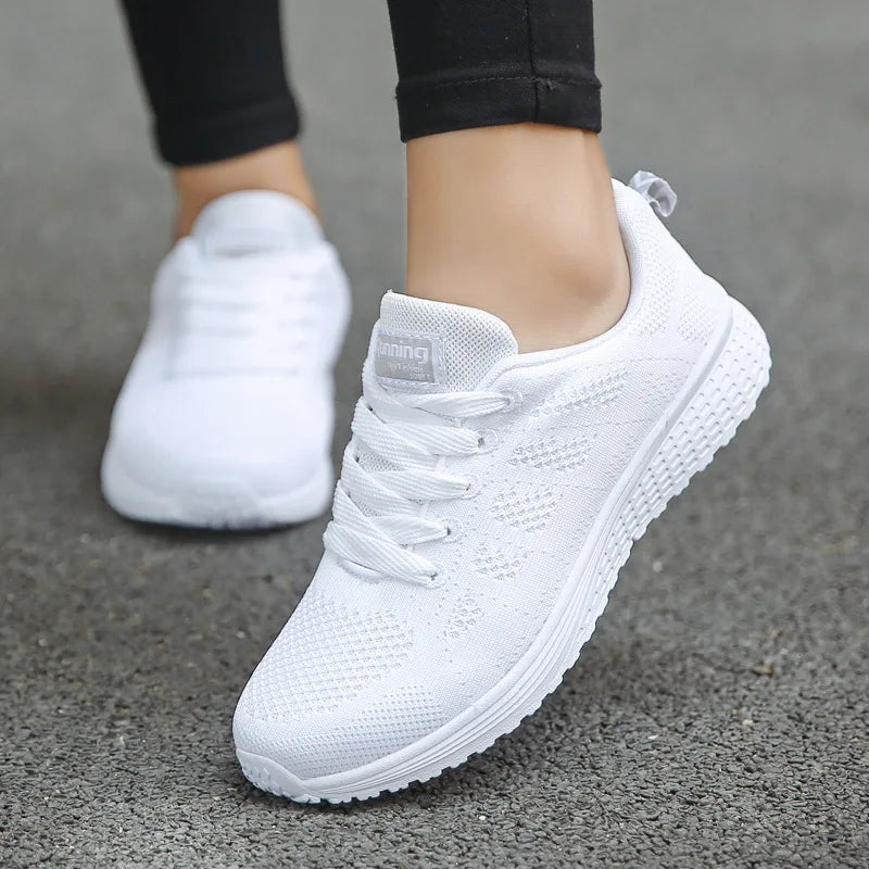 Women Casual Mesh Breathable Walking Shoes Lightweight Comfort Footwear