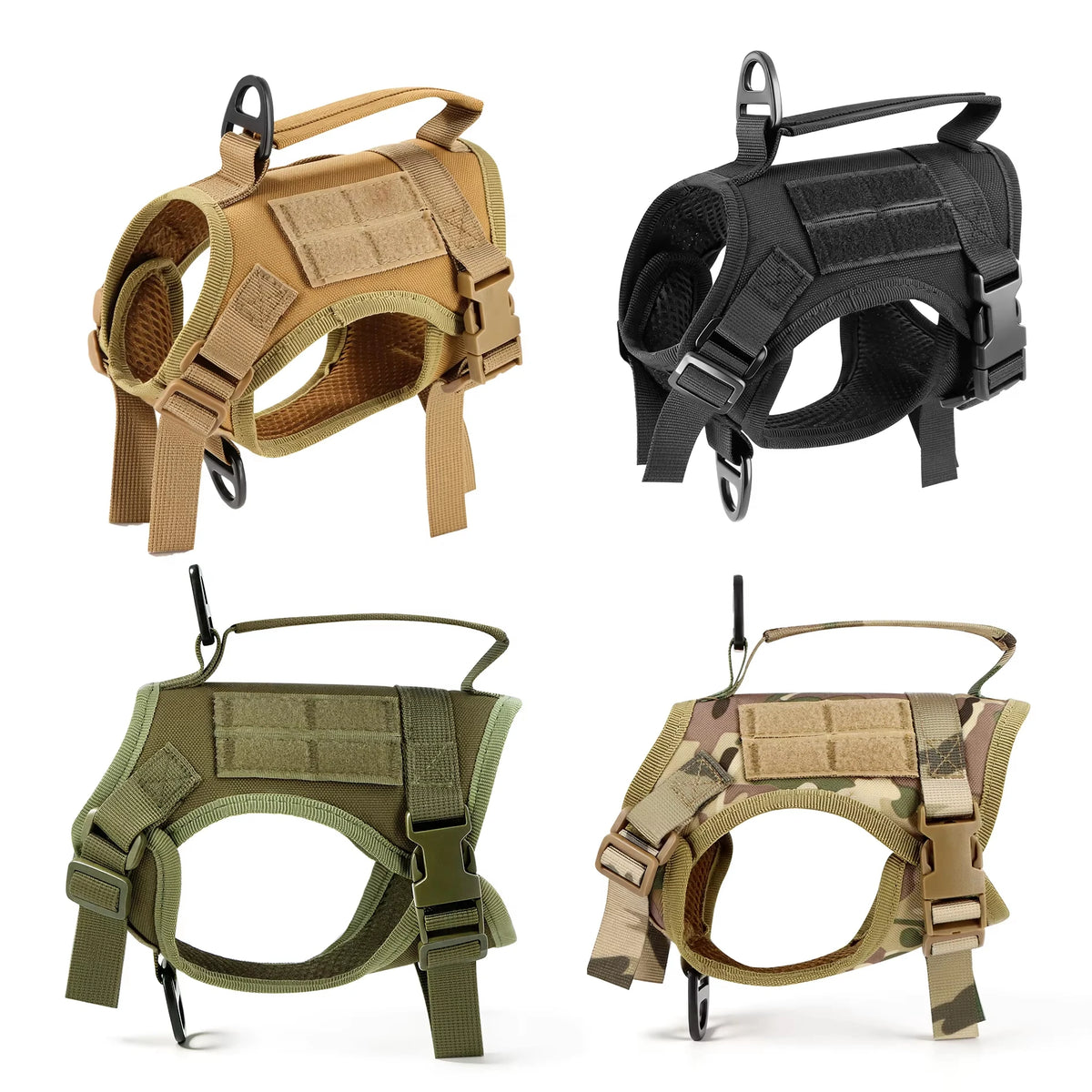 Tactical Cat Harness Vest And Leash Set Adjustable Escape Proof