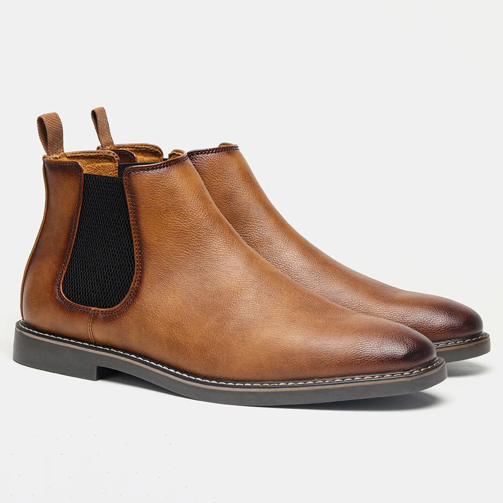 Journey Men's Casual Chelsea Boots Comfortable Everyday Footwear