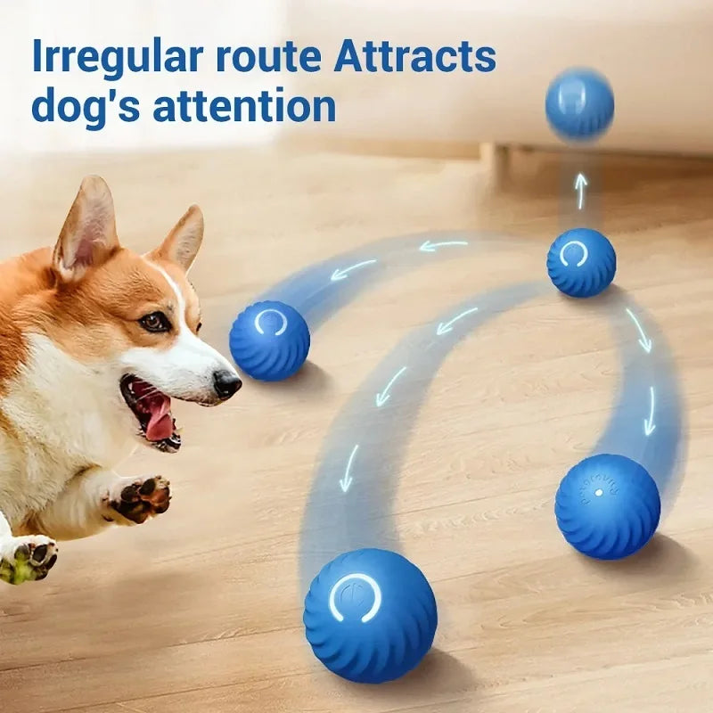 Automatic Moving Dog Ball Toy USB Rechargeable